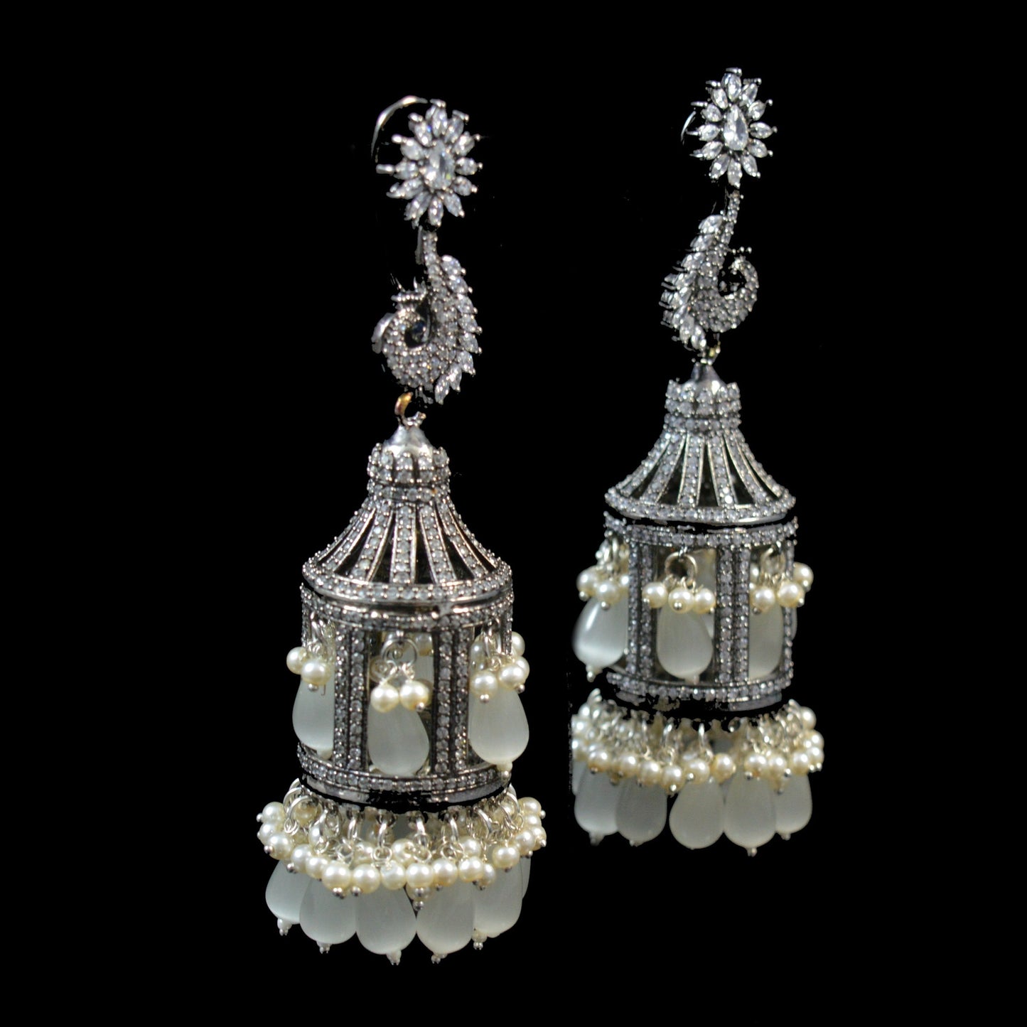 Cage Statement Jhumkas
