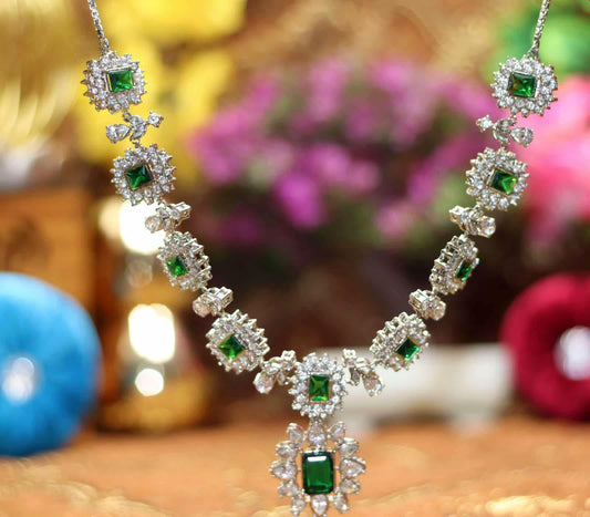 Emerald Drop Necklace