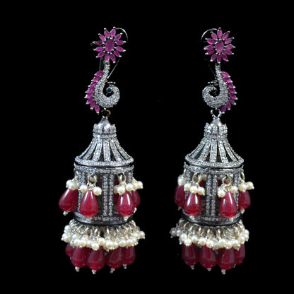 Cage Statement Jhumkas