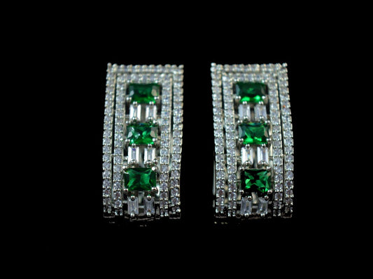 Emerald  Green Earrings