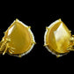 Yellow Bumble Bee Stud Earrings